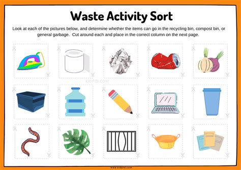Recycling Sorting Activity Worksheets Kidpid Recycling Worksheets For Preschool - Recycling Worksheets For Preschool