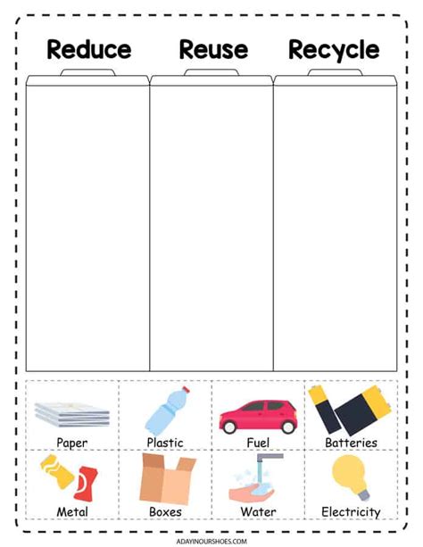 Recycling Worksheets Kindergarten   Reduce Reuse Recycling Theme For Kids Preschool Learning - Recycling Worksheets Kindergarten