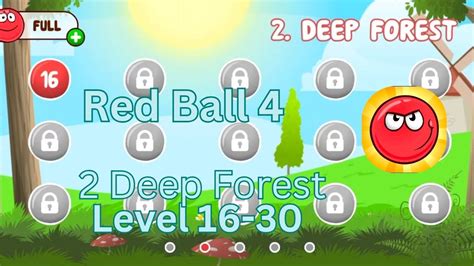 red Ball 4 Deep Forest Level 16-30 YouTube.