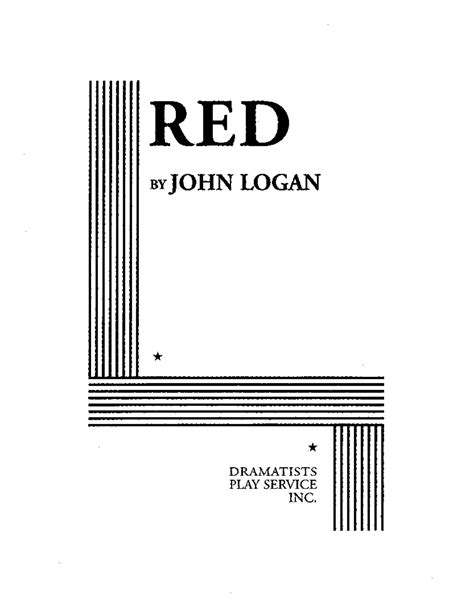 Red By John Logan Script