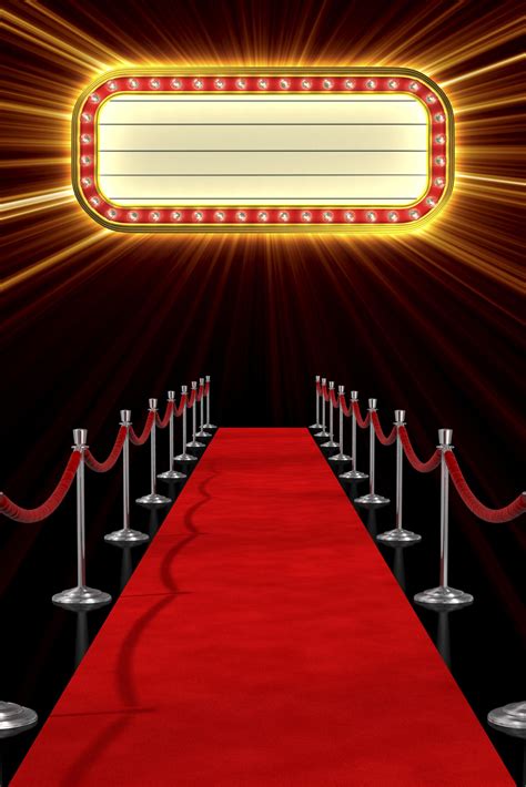 Red Carpet Hollywood Background
