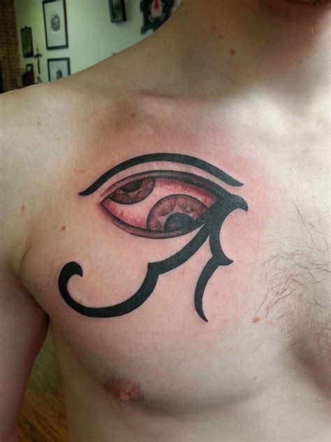 red eye of horus tattoo