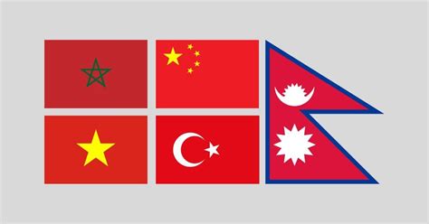 Red Flag With Star