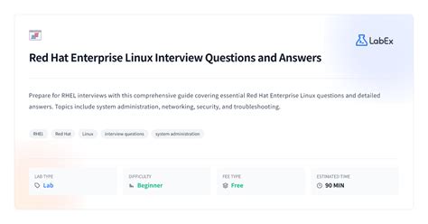 Red Hat Linux Interview Questions And Answers