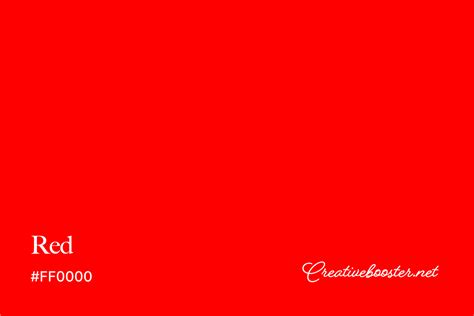 red hex color