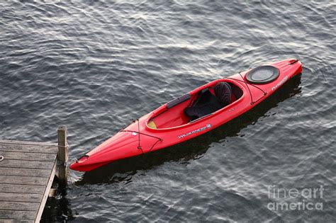 red kayak
