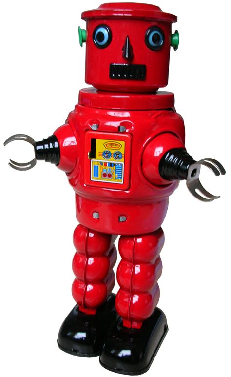 red robot toy