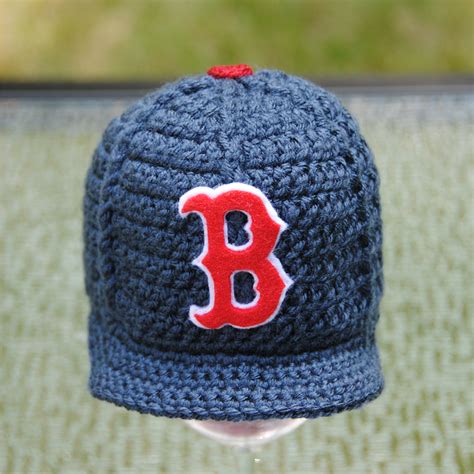 red sox pattern baby knit