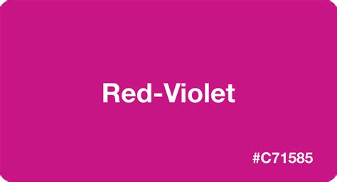 red violet color