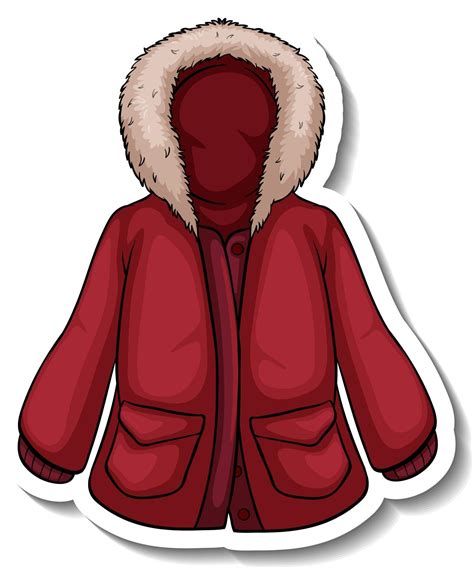 Red Winter Coat Clipart