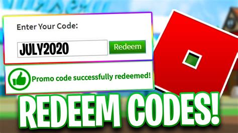 redeem code roblox