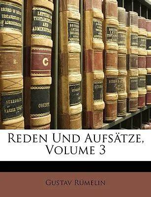 reden und aufsatze