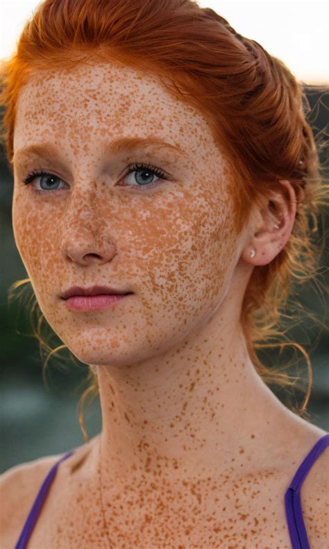 redhead freckles nude
