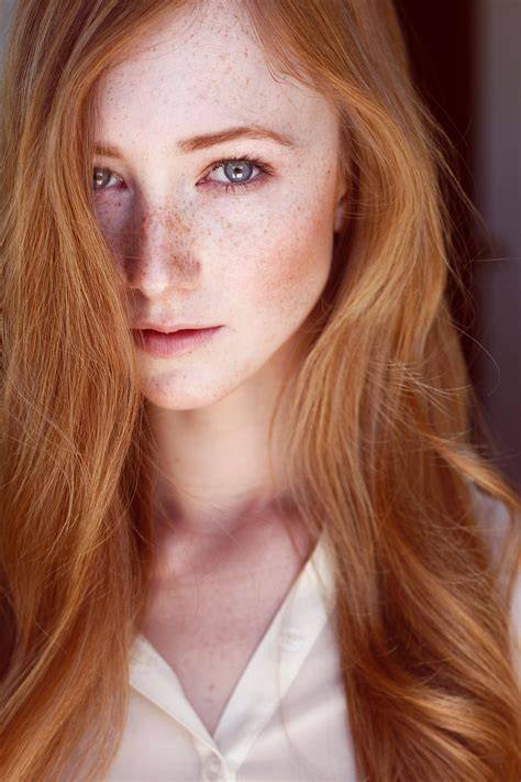 redhead pale nude