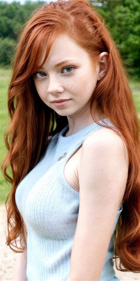 redhead tits nude