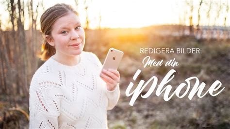 redigera bilder iphone