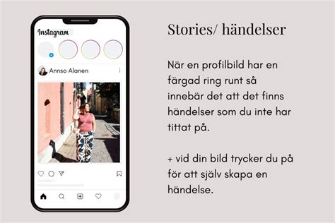 redigera text händelse instagram