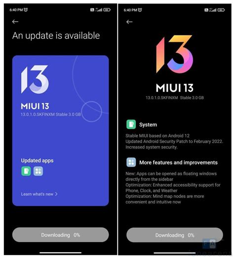redmi note 10 pro update android 12