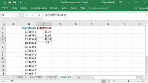 Redondear En Excel