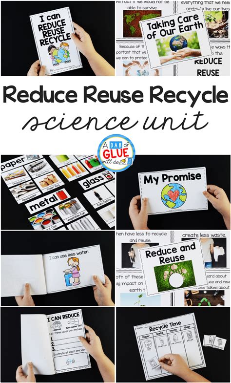 Reduce Reuse Recycle Science Unit A Dab Of Recycling Science Activities For Preschoolers - Recycling Science Activities For Preschoolers
