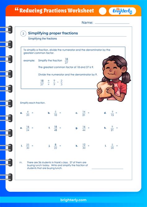 Reducing Fractions Worksheets Brighterly Reducing Fractions Worksheet Answers - Reducing Fractions Worksheet Answers