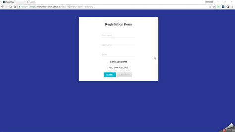 redux-form (6) - User Registration 9to5Tutorial