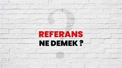 referans aralığı karar sınırı ne demek