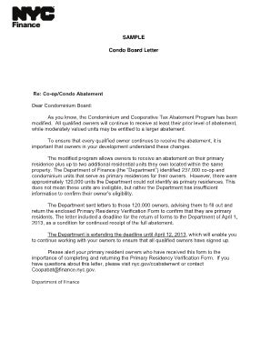 Reference Letter For Condo Association