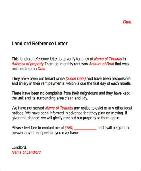 reference letter sample housing