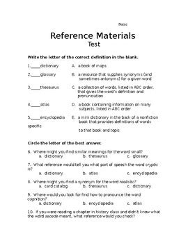 Reference Material Graded Assignment Worksheet Liveworksheets Com Reference Material Worksheet - Reference Material Worksheet