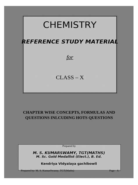Reference Study Material