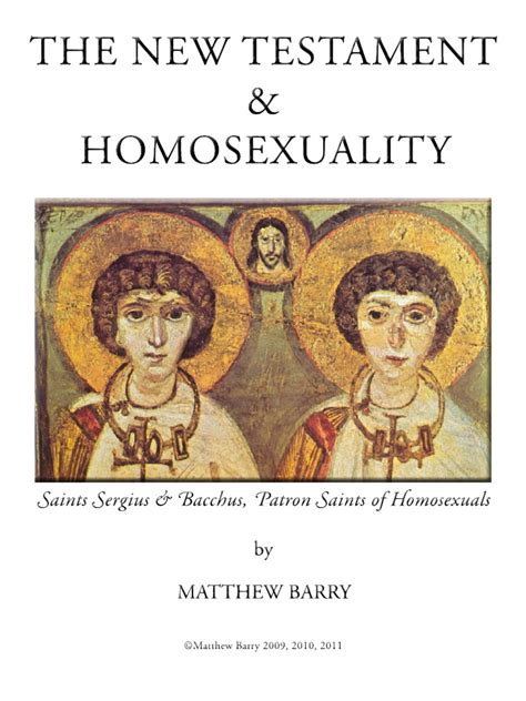 reference to homosexuality in the new testament