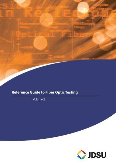 Read Reference Guide To Fiber Optic Testing 
