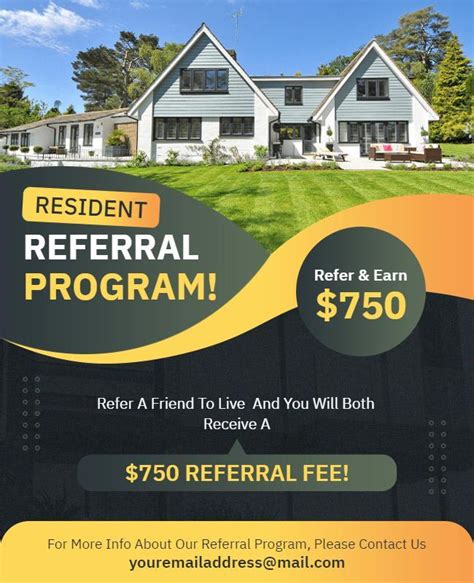 referral flyer templates
