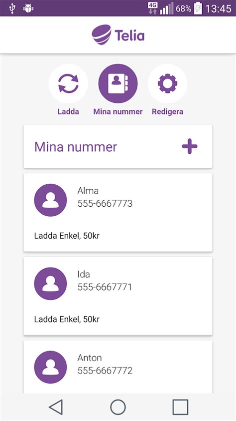 refillkort telia