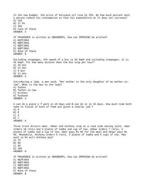 Refinery Operator Aptitude Practice Test