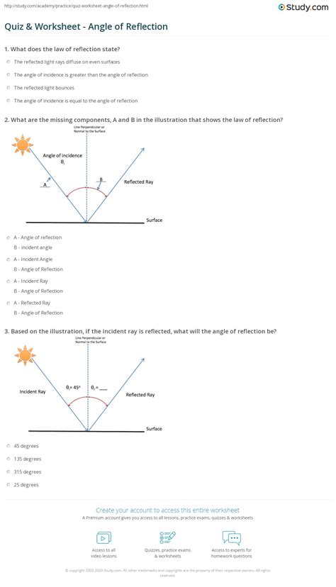 Reflection And Refraction Worksheets Questions And Revision Refraction Worksheet Answers - Refraction Worksheet Answers