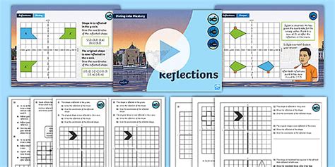 Reflection Year 6 Reflections Mastery Teaching Pack Twinkl Reflections Of Shapes Worksheet Answers - Reflections Of Shapes Worksheet Answers