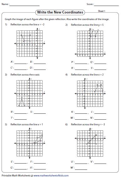 Reflections On The Coordinate Plane Worksheet   Free Coordinate Plane Worksheets Pdf Plot Points Amp - Reflections On The Coordinate Plane Worksheet