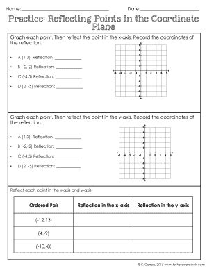Reflections On The Coordinate Plane Worksheets Kiddy Math Reflections On Coordinate Plane Worksheet - Reflections On Coordinate Plane Worksheet