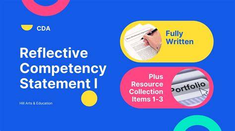 reflective competency statement sample cda in georgia
