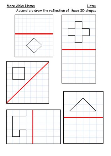 Reflective Symmetry Teaching Resources Teachers Pay Teachers Tpt Reflective Symmetry Worksheet - Reflective Symmetry Worksheet