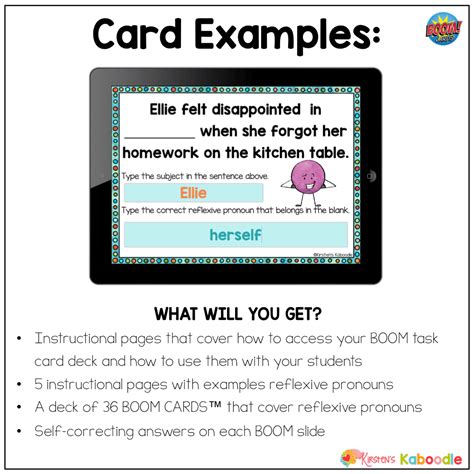 Reflexive Boom Cards Digital Task Cards Reflexive Pronouns Worksheet 6th Grade - Reflexive Pronouns Worksheet 6th Grade