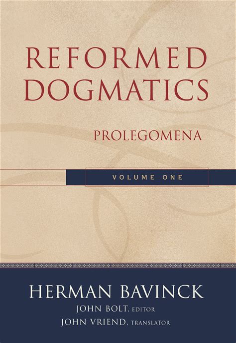 Read Online Reformed Dogmatics Herman Bavinck 