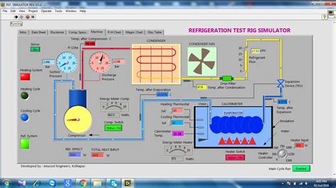 Refrigeration Troubleshooting Simulator