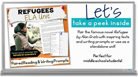Refugees Unit Middle School Paired Reading Prompts For 5th Grade 5w S Worksheet - 5th Grade 5w's Worksheet
