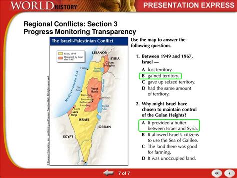 Regional Conflicts Section 1 Quiz