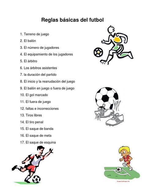 Reglas Basicas Del Futbol
