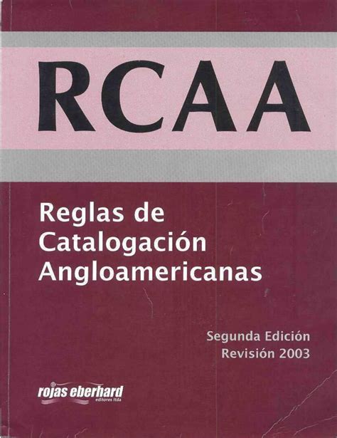 reglas de catalogacion angloamericanas pdf