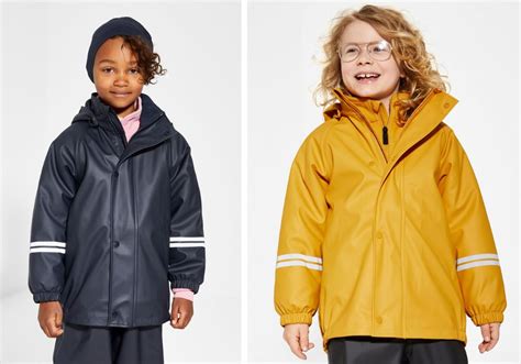 regnjacka med foder barn